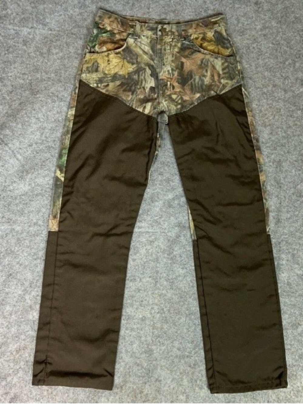 Wrangler Camo Hunting Pants 32x32 Brown Double Knee